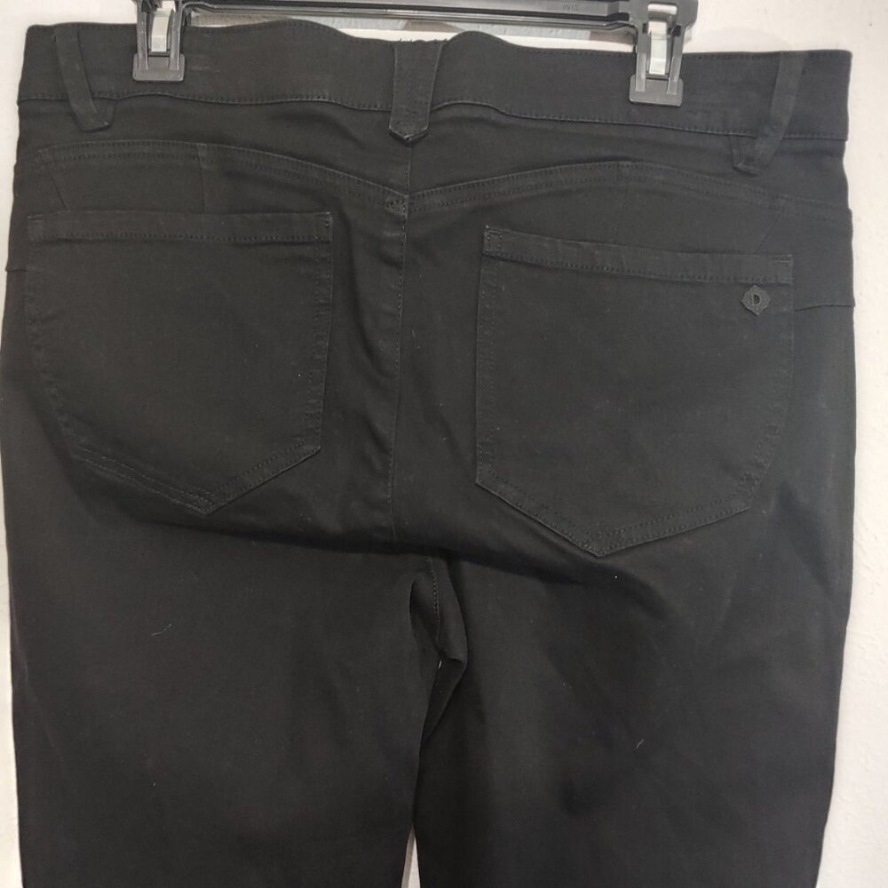 Democracy Ab Solution Straight Leg Women Jean Size 16 Black - Picture 3 of 5